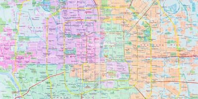 Ótengdur Beijing kort