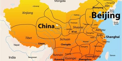 Peking á kort
